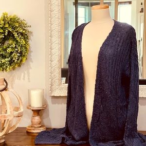 Navy blue light weight cardigan